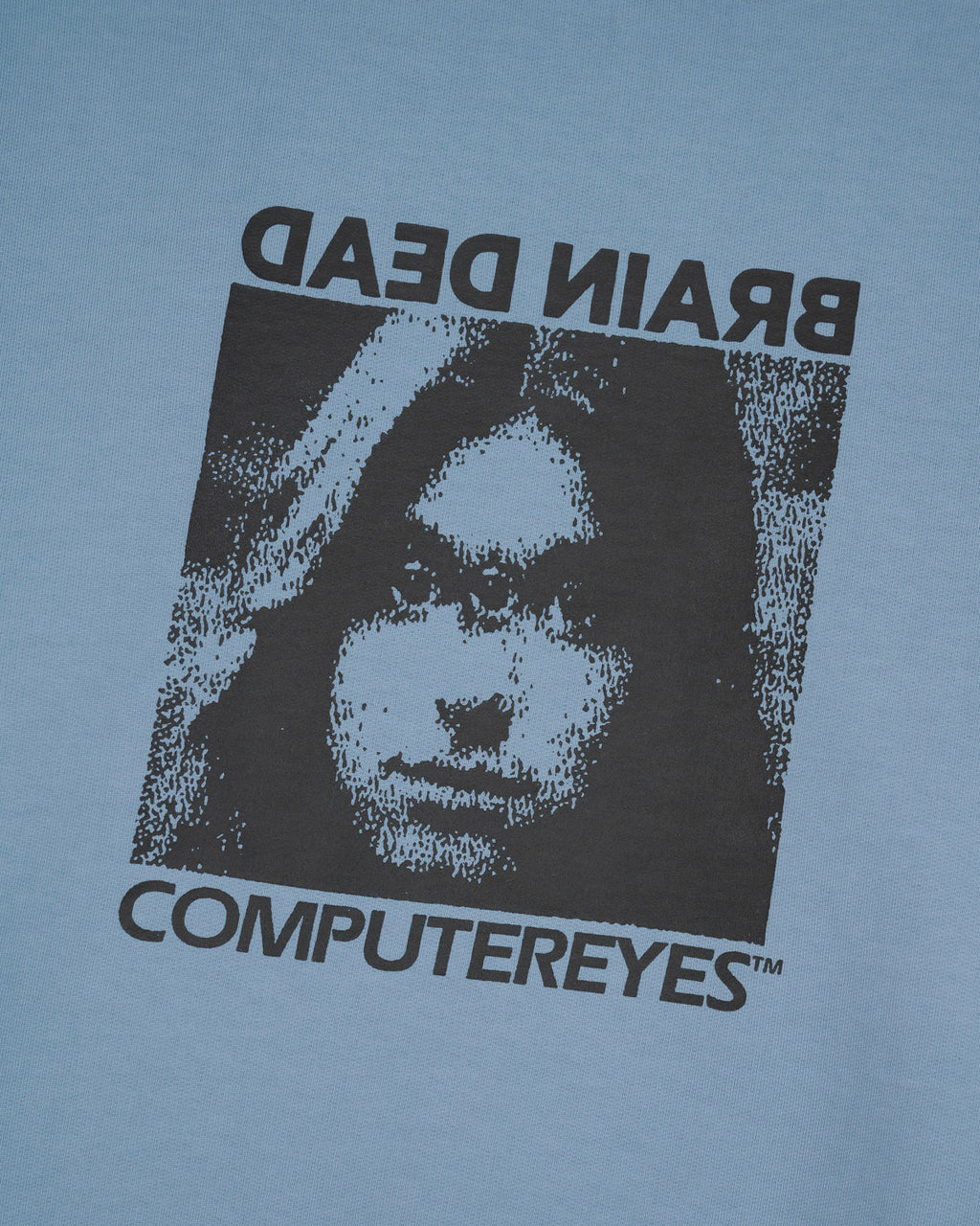 Computer Eyes Crewneck Sweatshirt - Light Blue 3