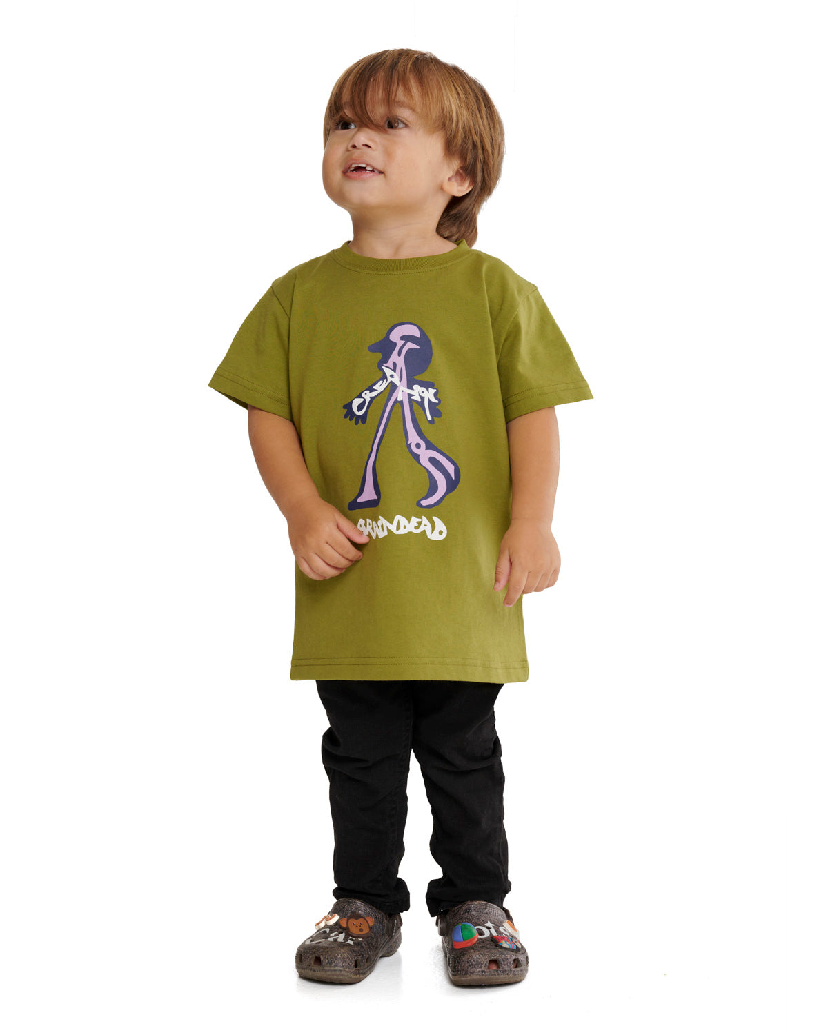 Creeper Kids T-Shirt - Moss 4