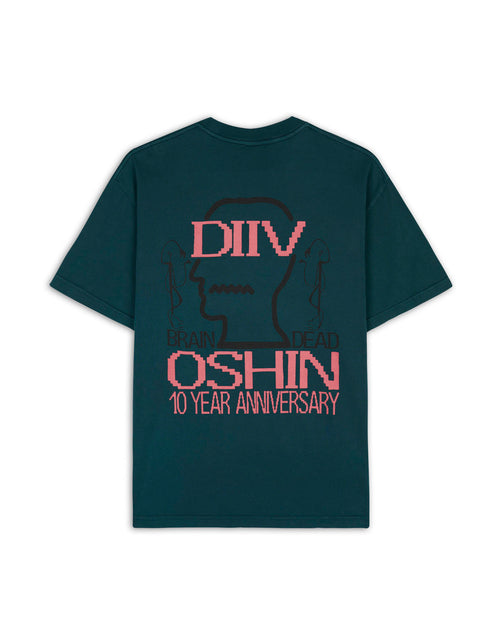 Brain Dead x DIIV "The Oshin" Ten Year Anniversary T-Shirt - Teal 2