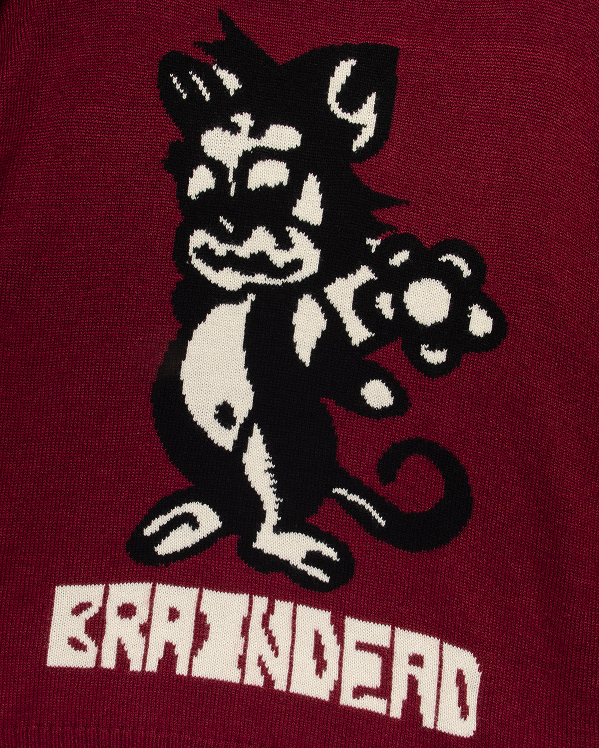 Meow Knit Sweater - Raspberry