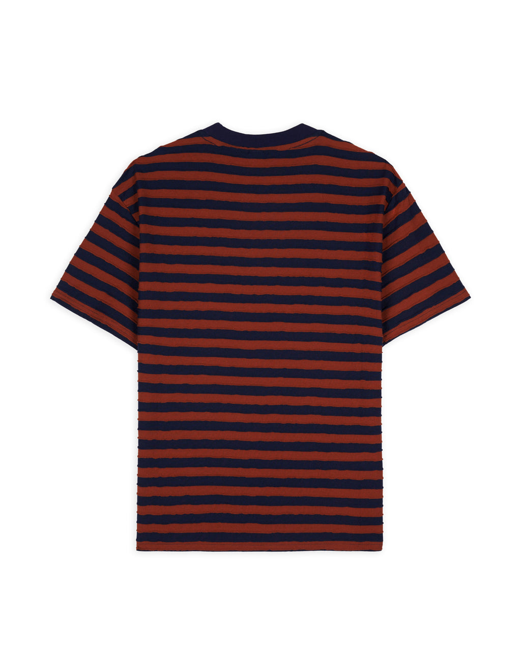 Denny Blaine Striped T-Shirt - Navy/Light Brown – Brain Dead