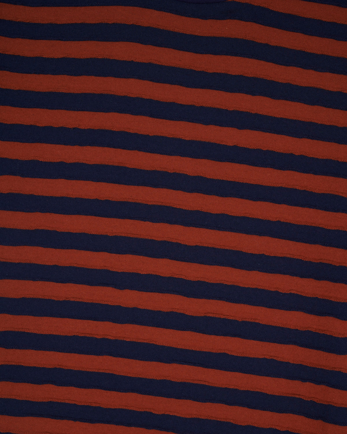Denny Blaine Striped T-Shirt - Navy/Light Brown 3