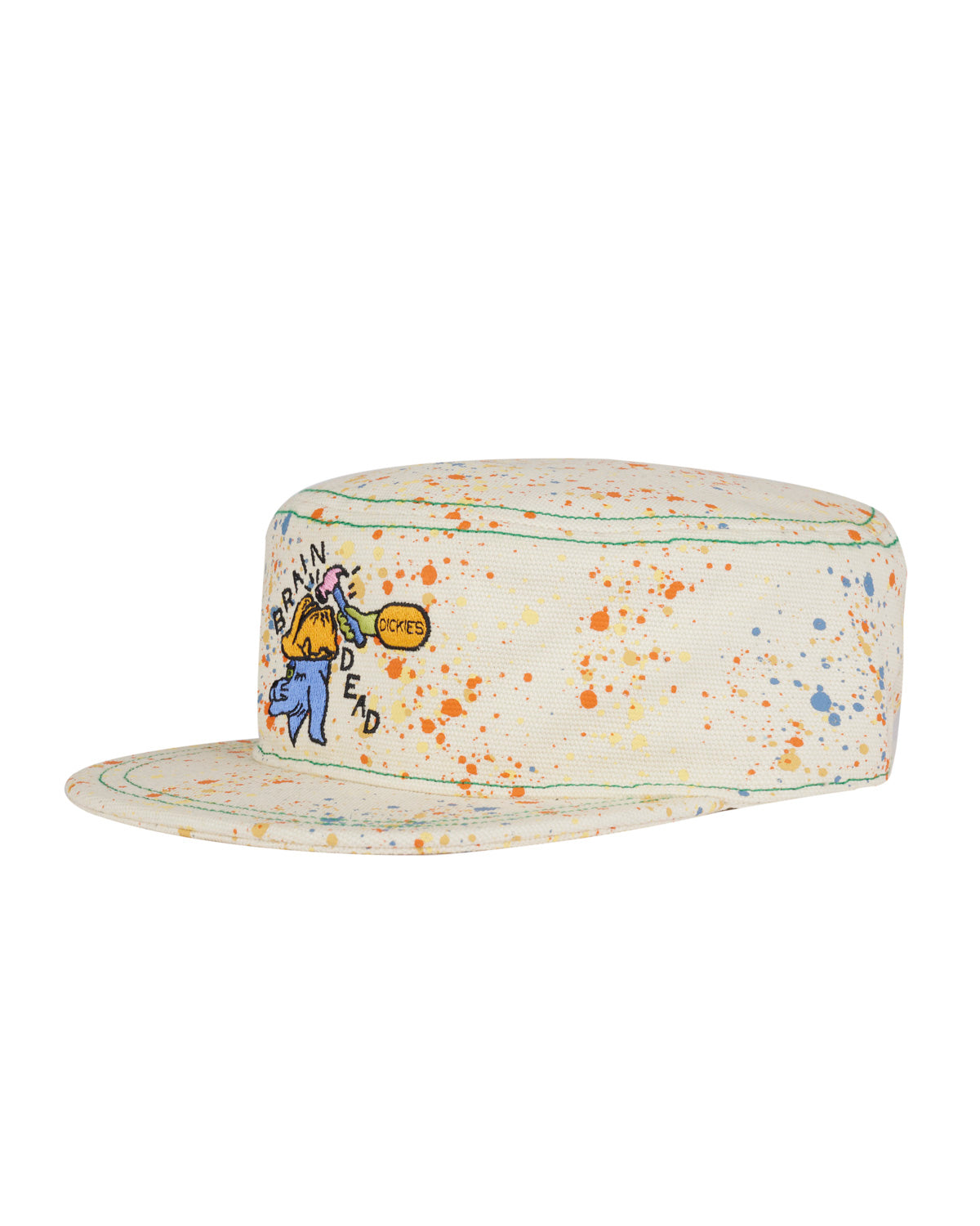 Dickies Embroidered Painters Cap - White Splatter 2
