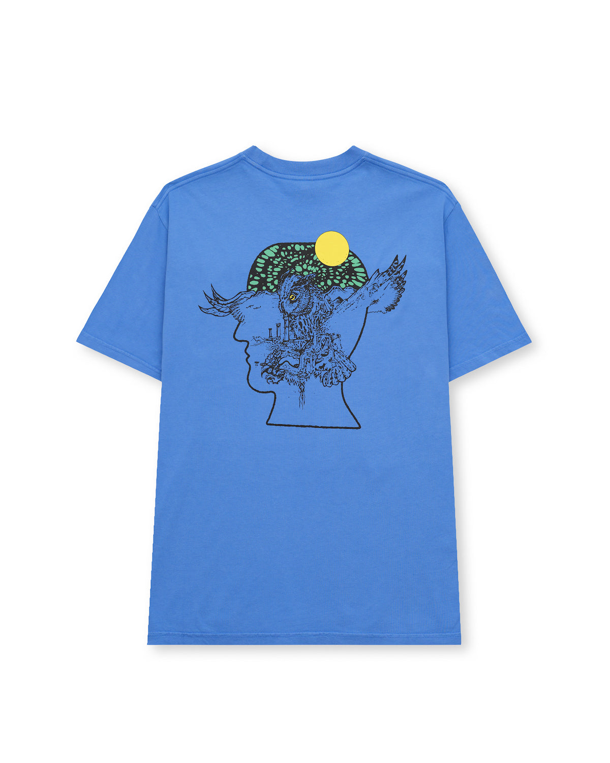 Electric Owl T-Shirt - China Blue 2