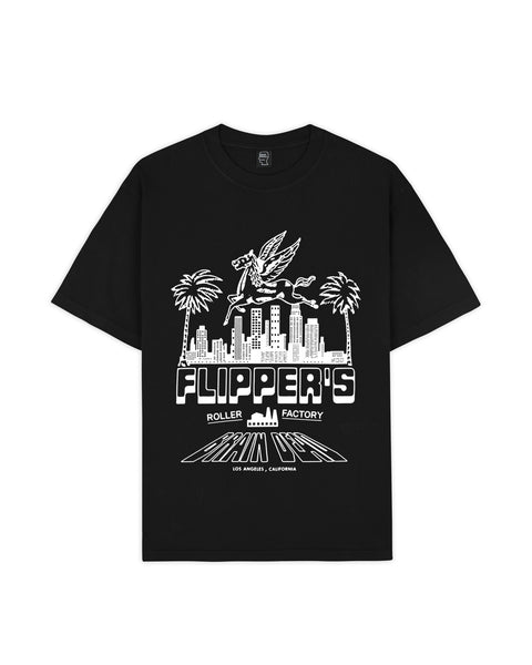 Brain Dead x Flippers Roller Factory T-shirt - Natural
