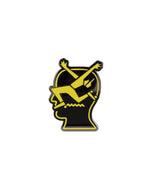 Brain Dead x Flippers Logo Lock Enamel Pin - Black 1