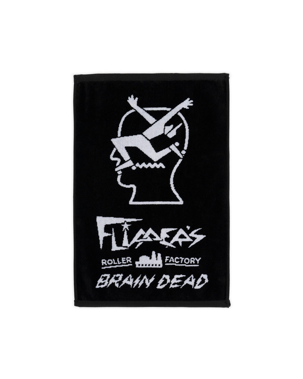 Brain Dead x Flippers Roller Factory Hand Towel - Black
