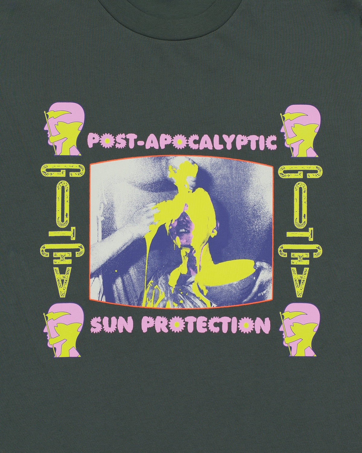 Brain Dead x Gotcha Sun Protection Long Sleeve - Olive 3