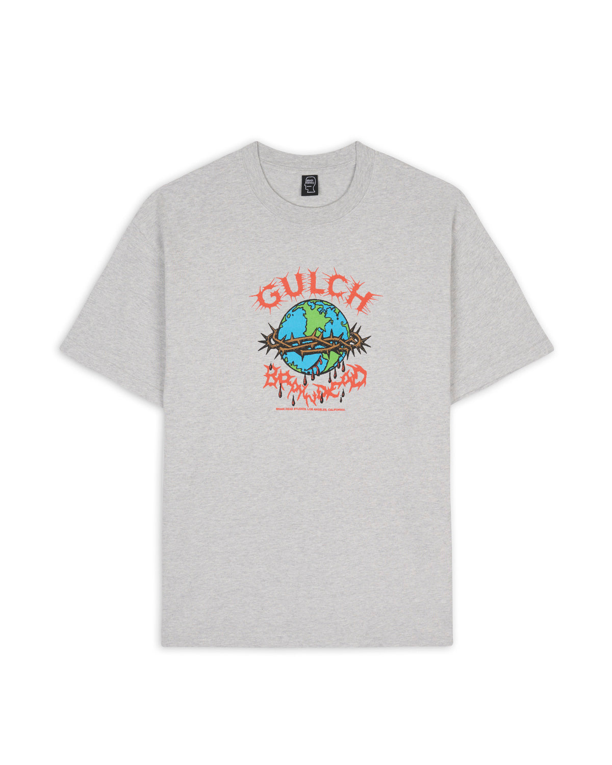 Gultch x Brain Dead Sound & Fury T-Shirt - Heather Grey 1