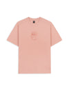 3D Embroidered Logohead Heavy Weight T-Shirt - Peach