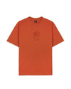 3D Embroidered Logohead Heavy Weight T-Shirt - Rust