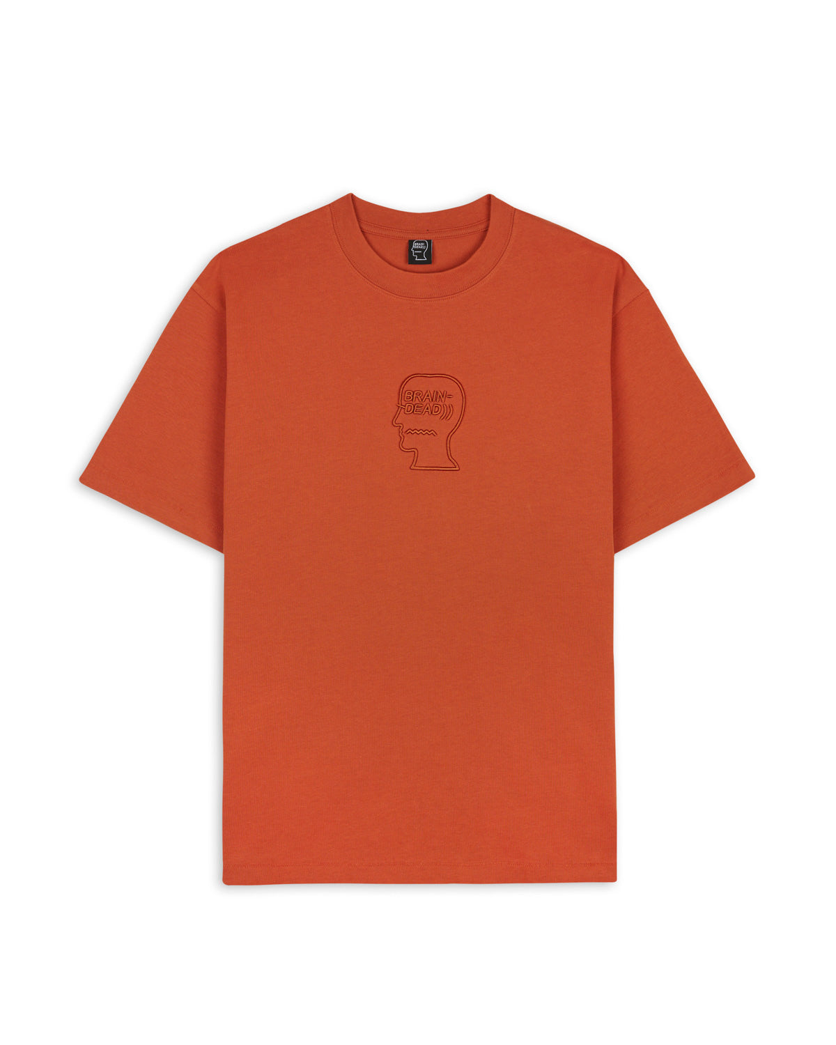 3D Embroidered Logohead Heavy Weight T-Shirt - Rust 1