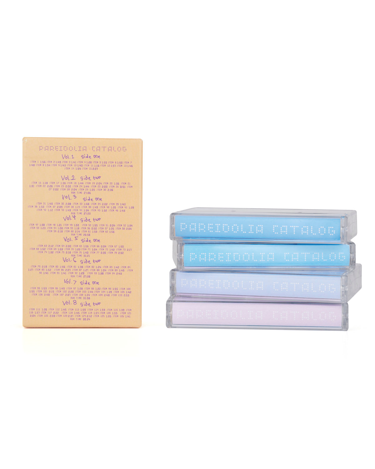 Brain Dead x Homeshake "Pareidolia Catalog" Cassette Box Set Peach