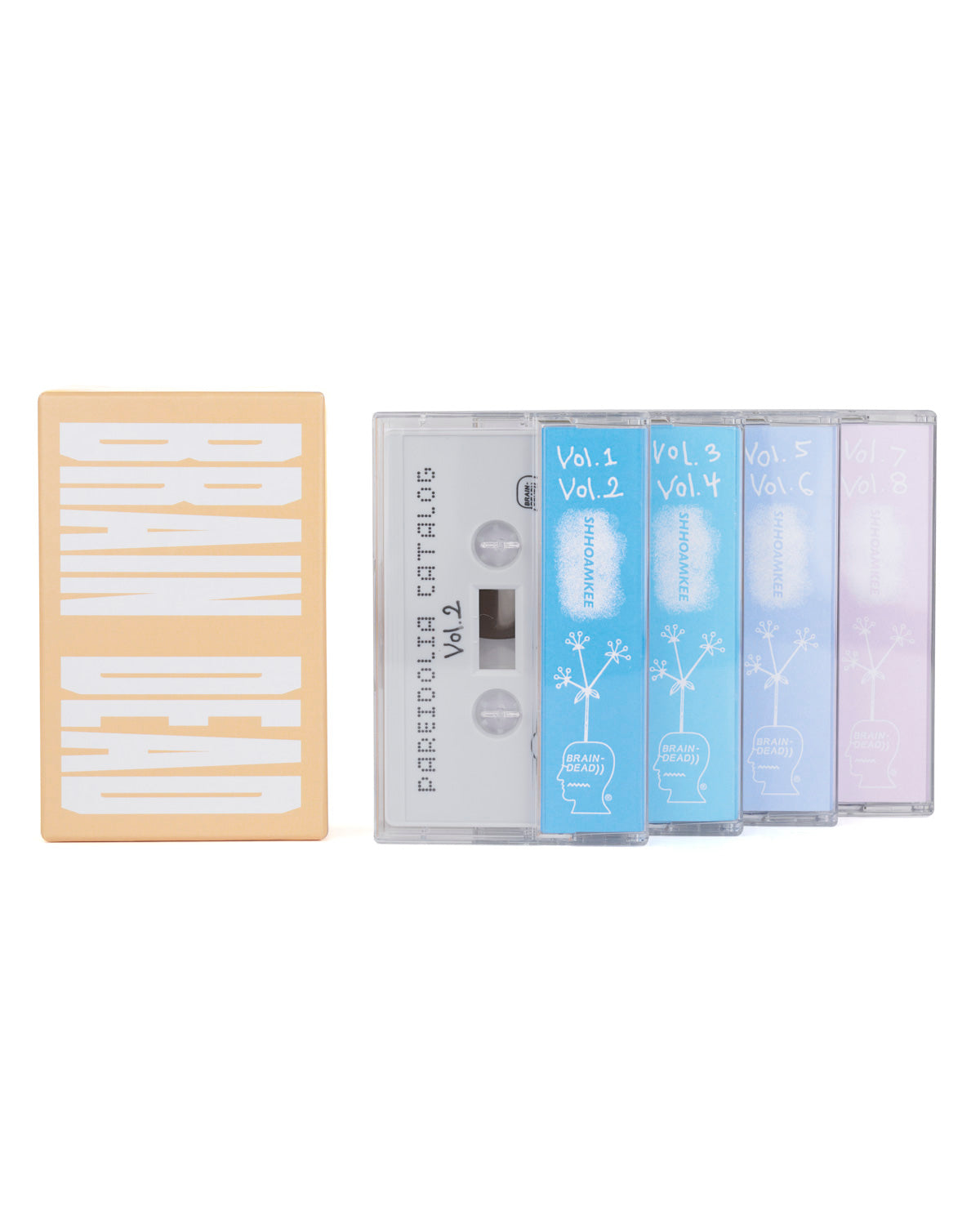 Brain Dead x Homeshake "Pareidolia Catalog" Cassette Box Set Peach