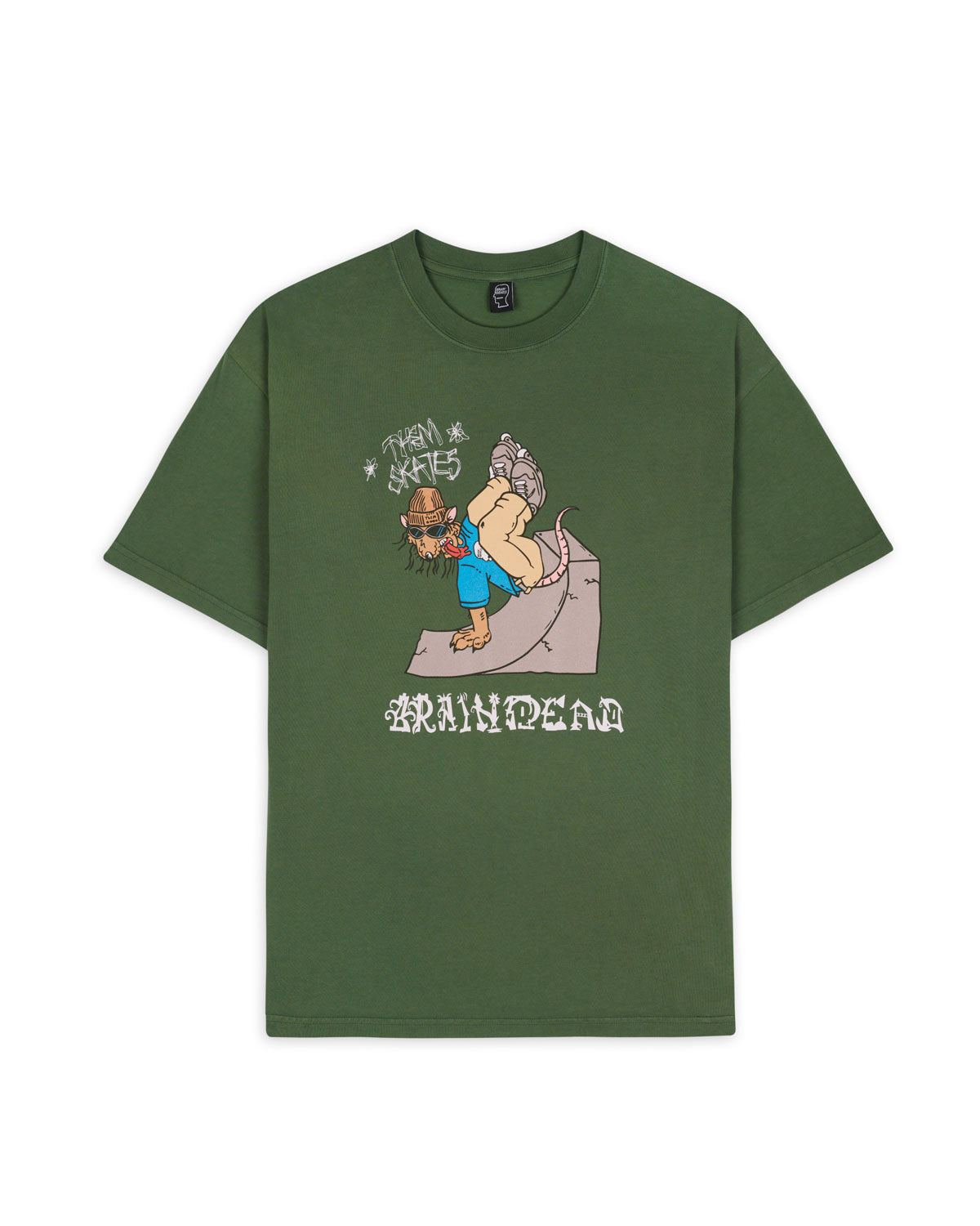 Inverted Rat T-Shirt - Green 1