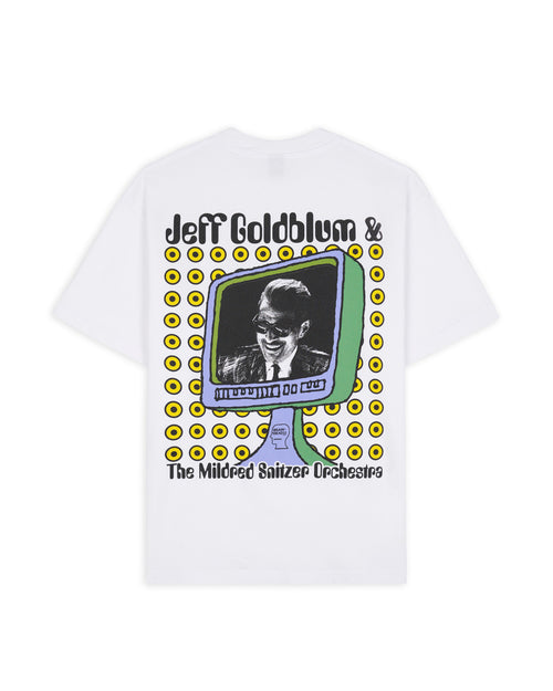 Brain Dead x Jeff Goldblum & The Mildred Snitzer Orchestra "Plays Well With Others" T-shirt - White 2