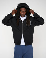 Jiblets Zip Up Hooded Sweatshirt - Black 4