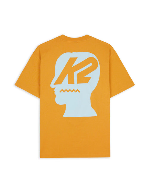 Brain Dead x K2 Logo Lockup T-Shirt - Orange 2