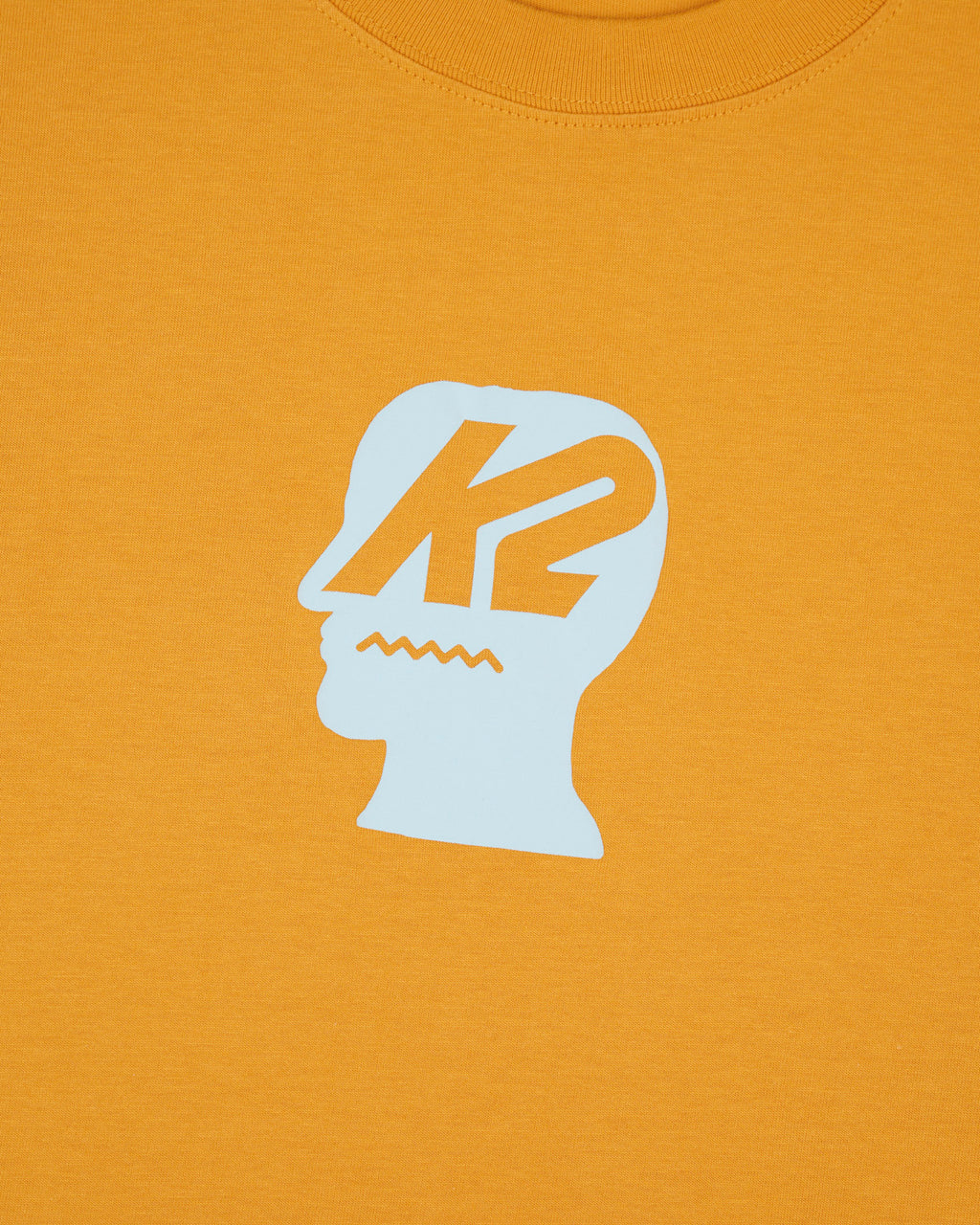 K2 x Brain Dead Logo Lockup T-Shirt - Orange 3