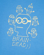 Brain Dead x Minions Kids Short Sleeve Ringer T-Shirt - Blue 3
