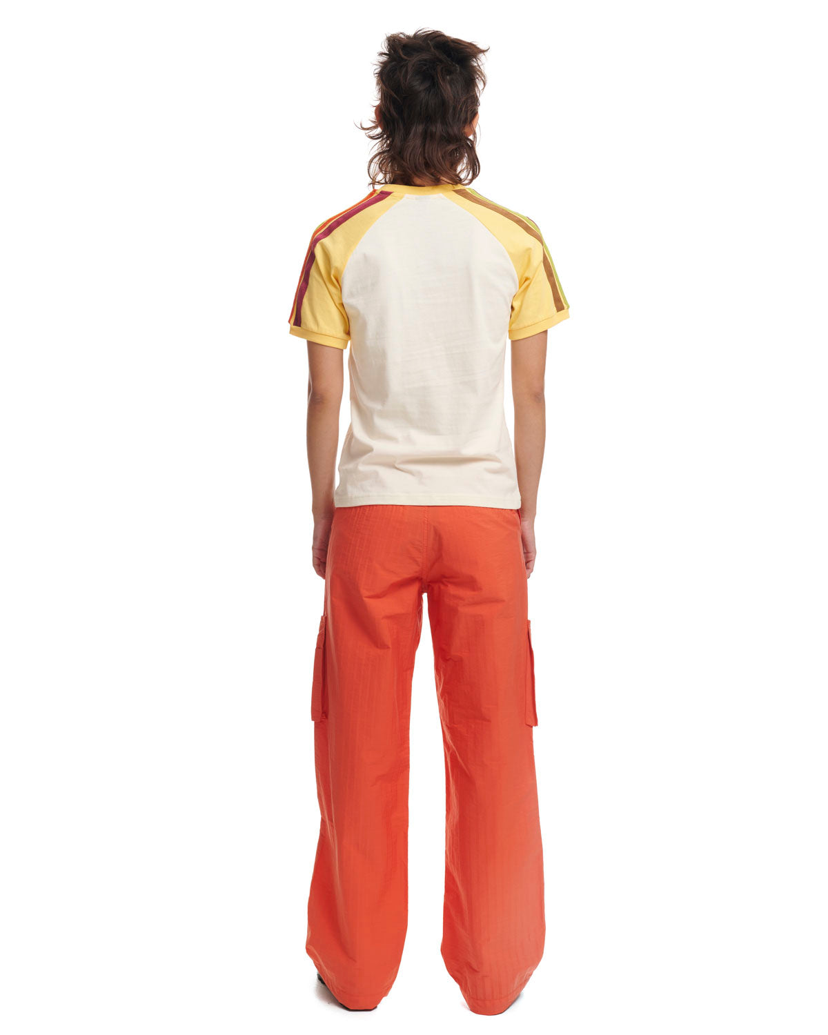 Knife Pleat Run Pant - Red 5