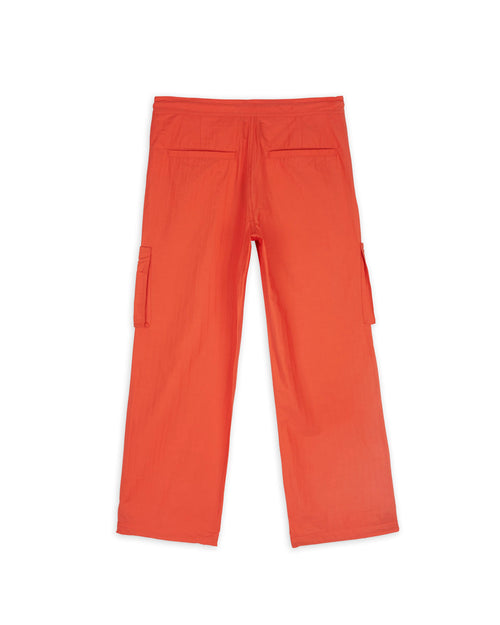 Knife Pleat Run Pant - Red 2