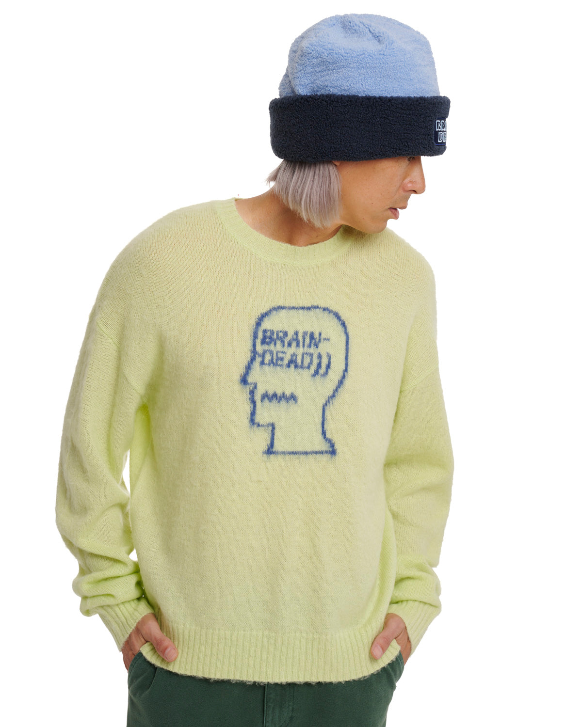 Logohead Pile Crewneck Sweater - Melon