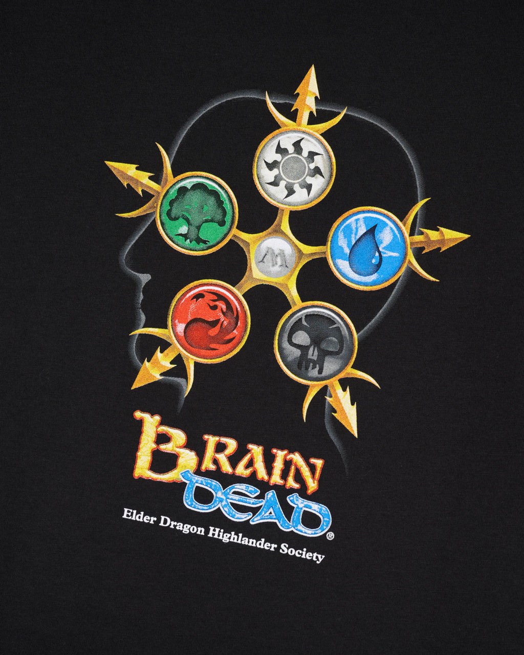 Brain Dead x Magic: The Gathering Hypergraphic T-Shirt - Black 3