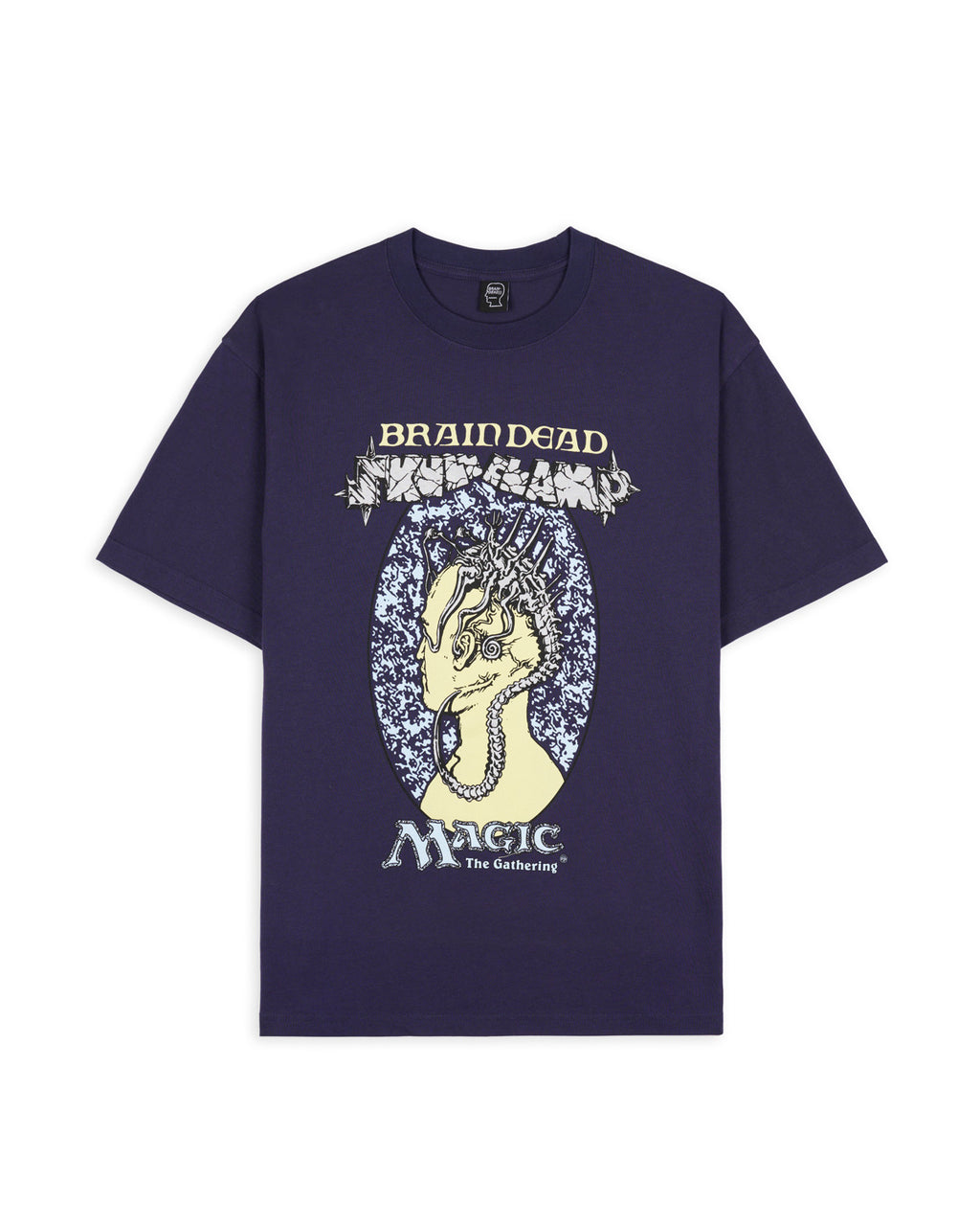 Brain Dead x Magic: The Gathering Skullclamp T-Shirt - Navy