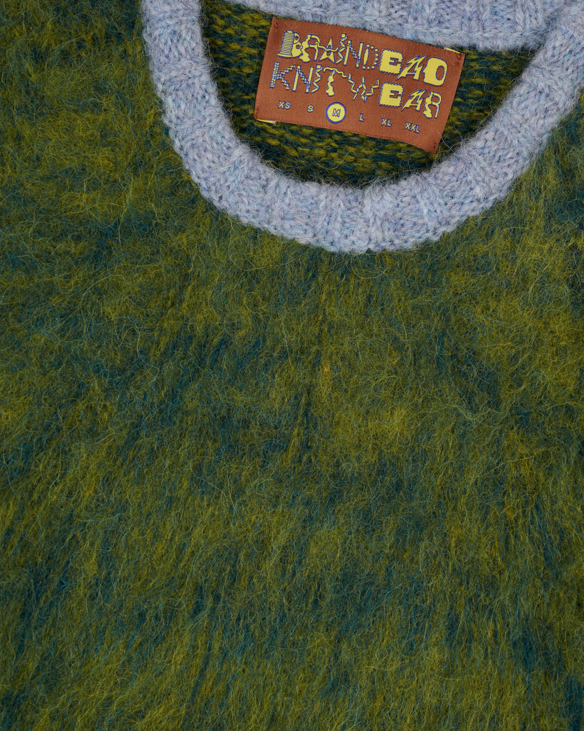 Marled Alpaca Crewneck Sweater - Mallard 3
