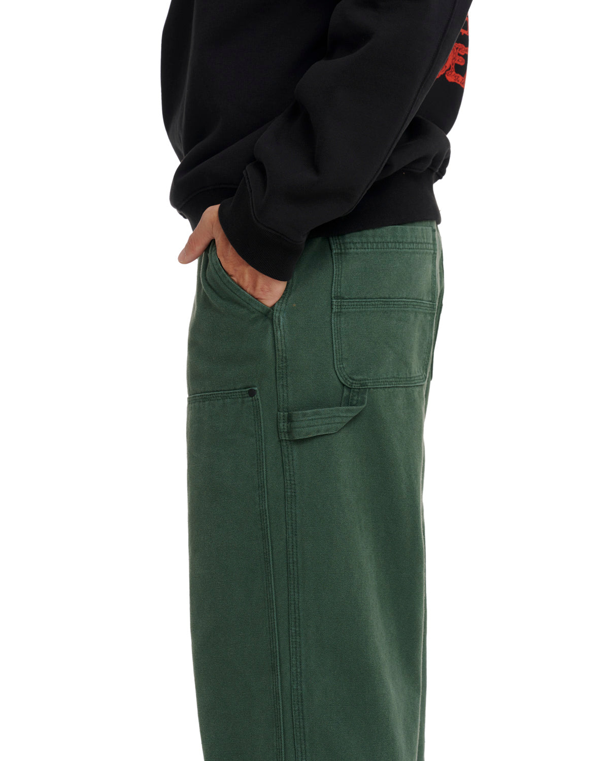 Double Knee Utility Pant - Putty Green 5