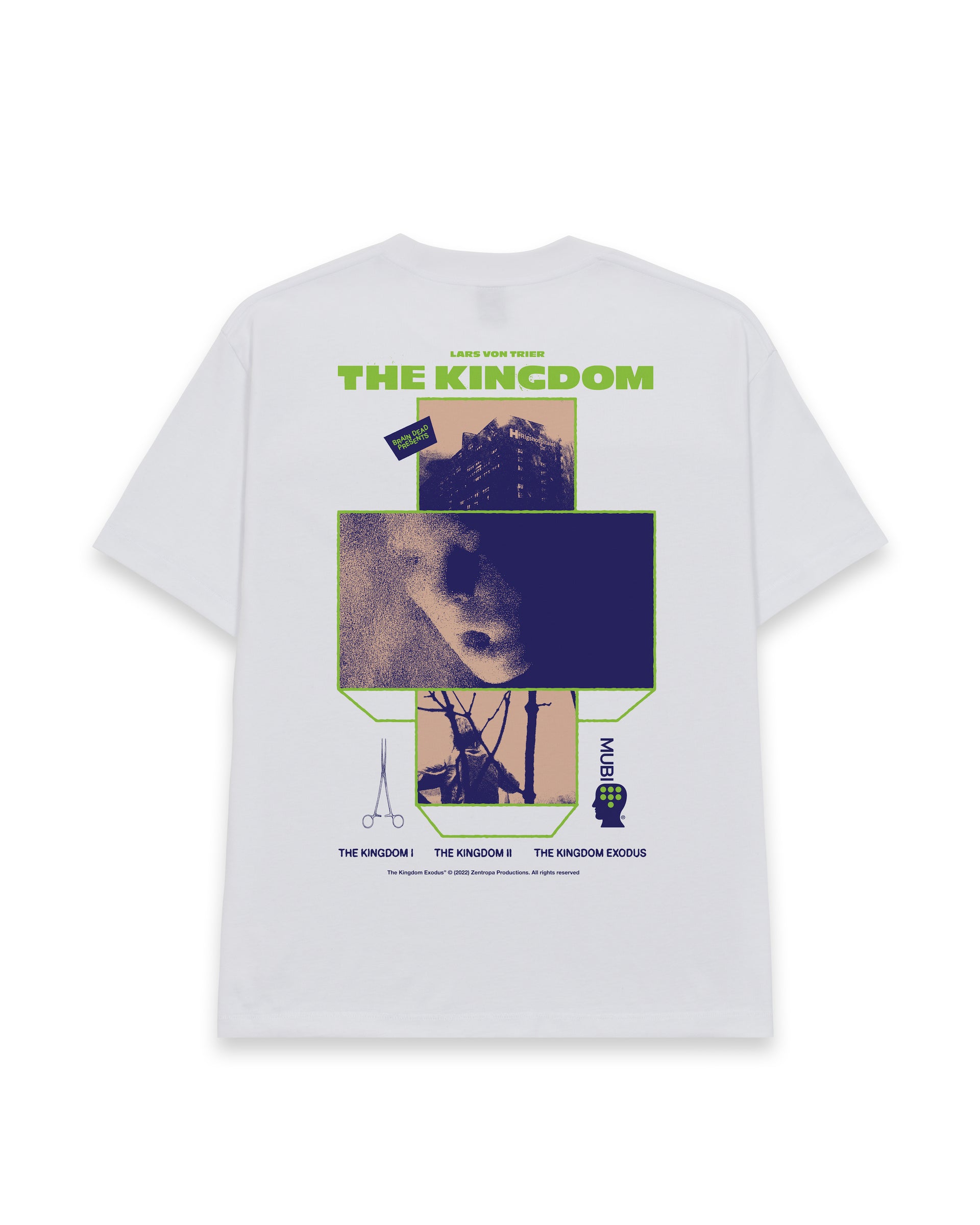 Brain Dead x Mubi The Kingdom T-shirt- White 2
