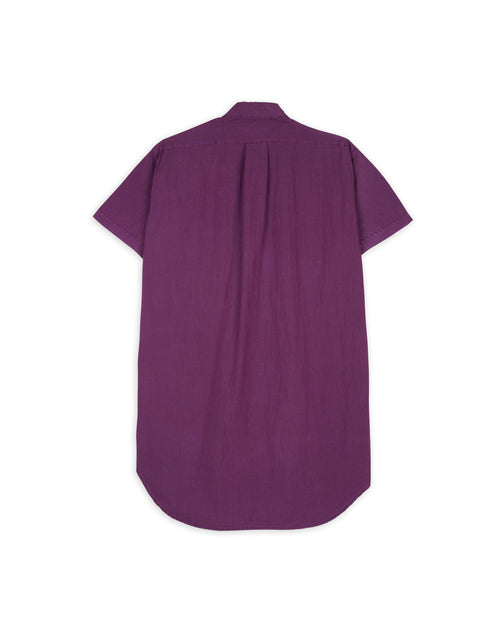 Nylon Utility Shirt Dress - Purple 2