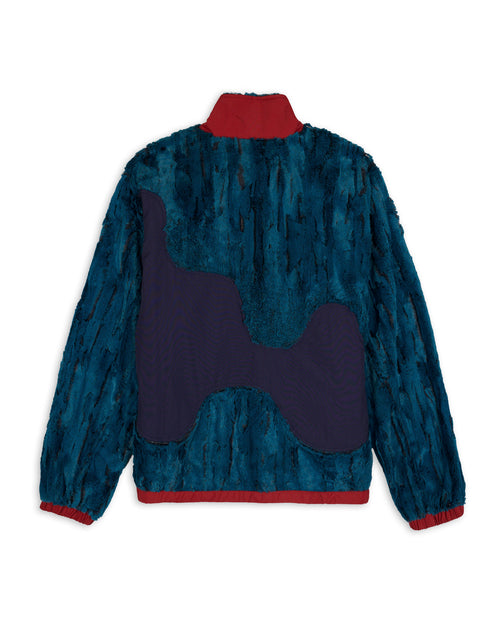 Organic Paneled Fur Jacket - Mallard 2