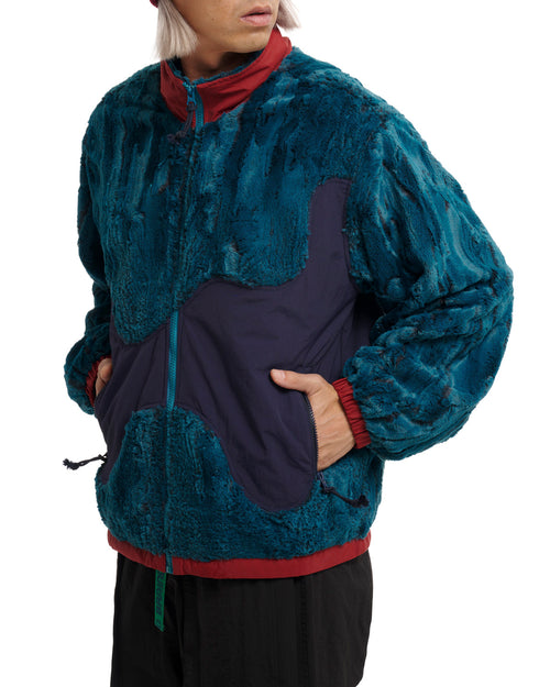 Organic Paneled Fur Jacket - Mallard 2