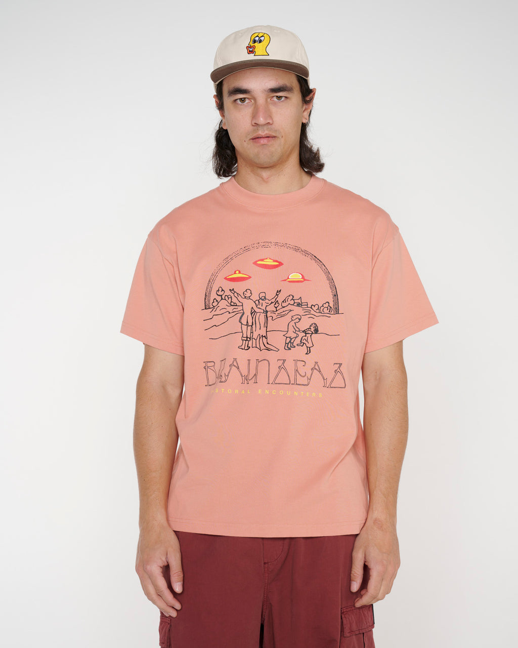 Pastoral Encounters T-shirt - Dusty Rose 4