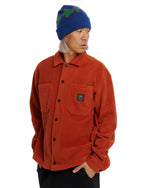 Polar Fleece Climber Shirt - Burnt Orange 5