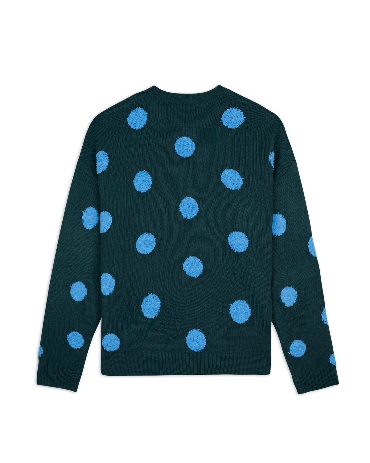 Polka Pile Crewneck Sweater - Mallard