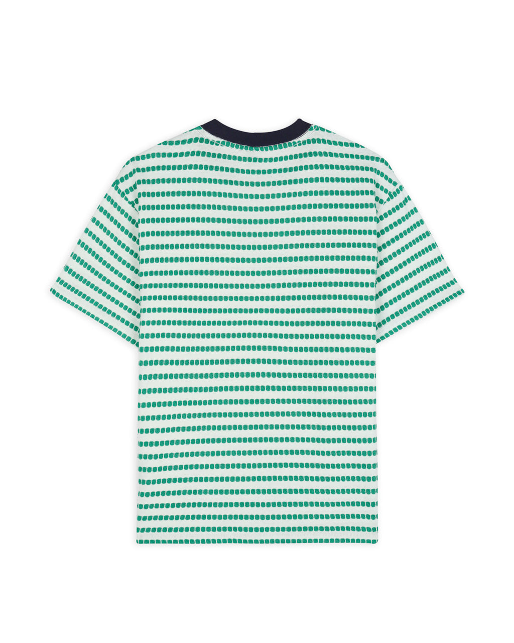 Raised Dot Striped T-shirt - Seafoam 2
