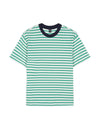 Raised Dot Striped T-shirt - Seafoam