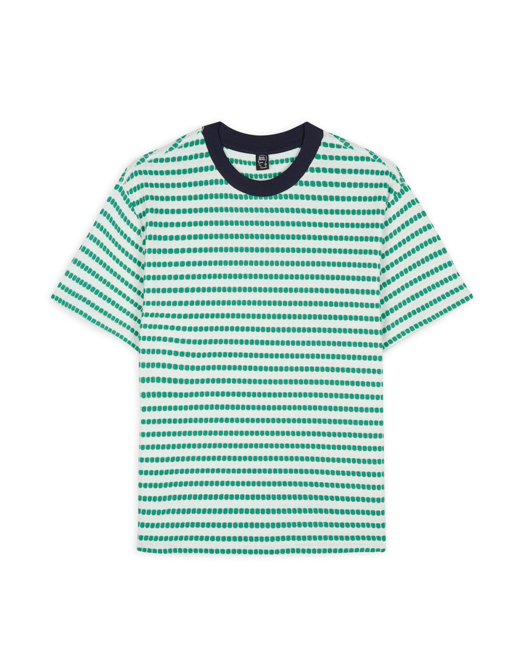 Raised Dot Striped T-shirt - Seafoam – Brain Dead
