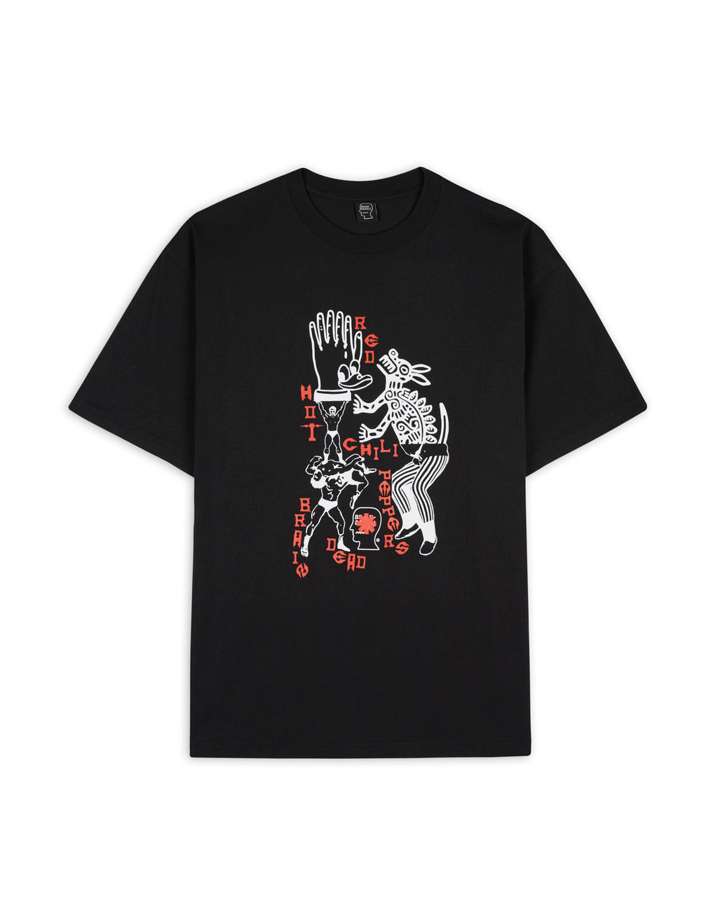 Brain Dead x Red Hot Chili Peppers Dog Dance T-Shirt - Black
