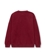 Reverse Fleece Crewneck Sweatshirt - Burgundy 2