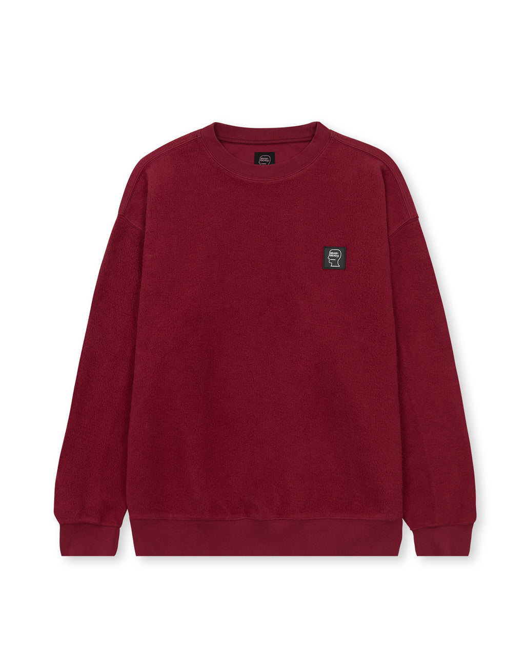 Reverse Fleece Crewneck Sweatshirt - Burgundy