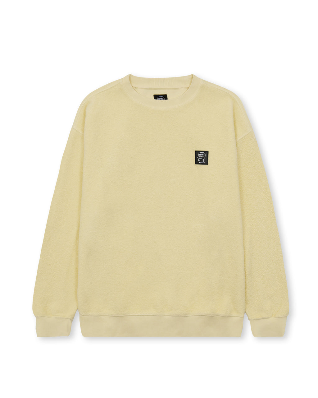 Reverse Fleece Crewneck Sweatshirt - Lemon