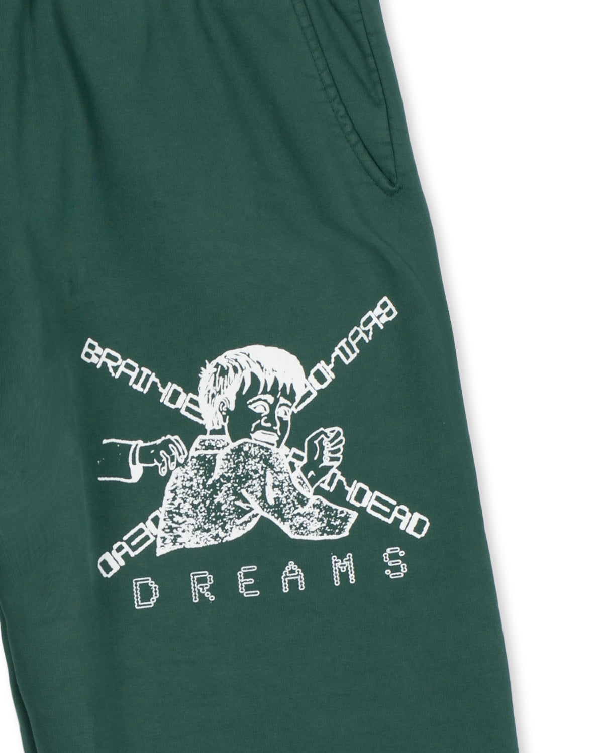 Braindead Dreams Sweatpant - Mallard Green 4