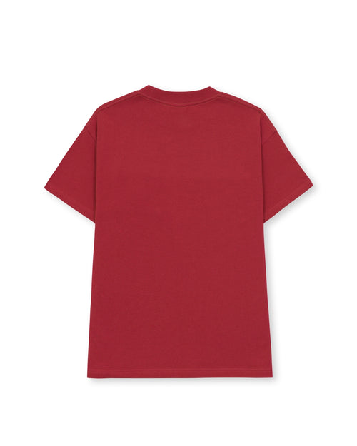 Heavyweight Jersey Mockneck Pocket Shirt W/ PVC - Berry 2