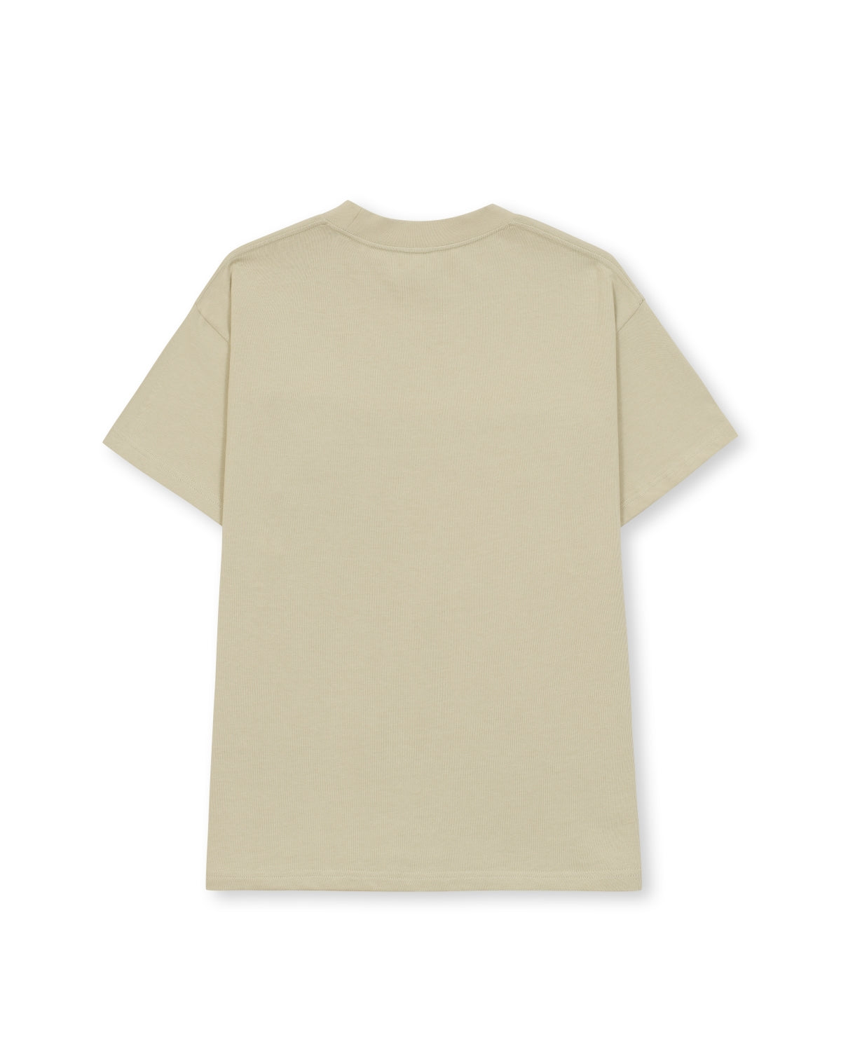 Heavyweight Jersey Mockneck Pocket Shirt W/ PVC - Tan 2