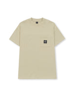Heavyweight Jersey Mockneck Pocket Shirt W/ PVC - Tan 1
