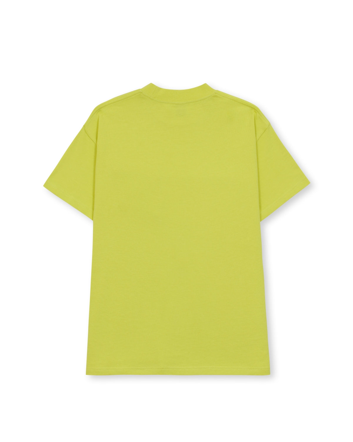 Heavyweight Jersey Mockneck Pocket Shirt W/ PVC - Yellow 2